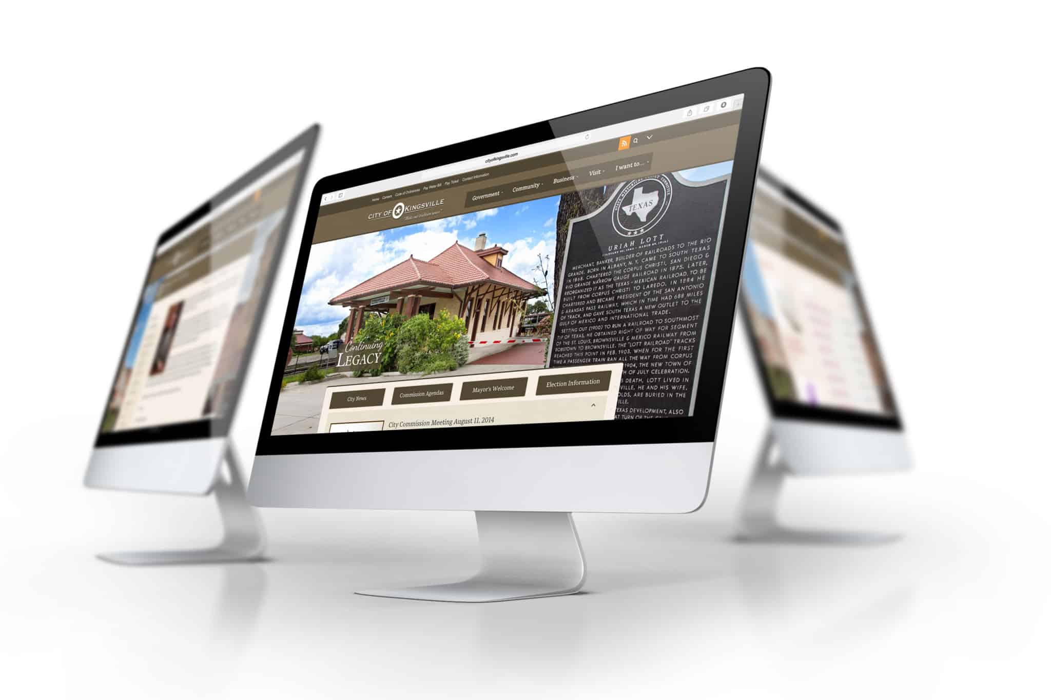 City of Kingsville Website Mockup